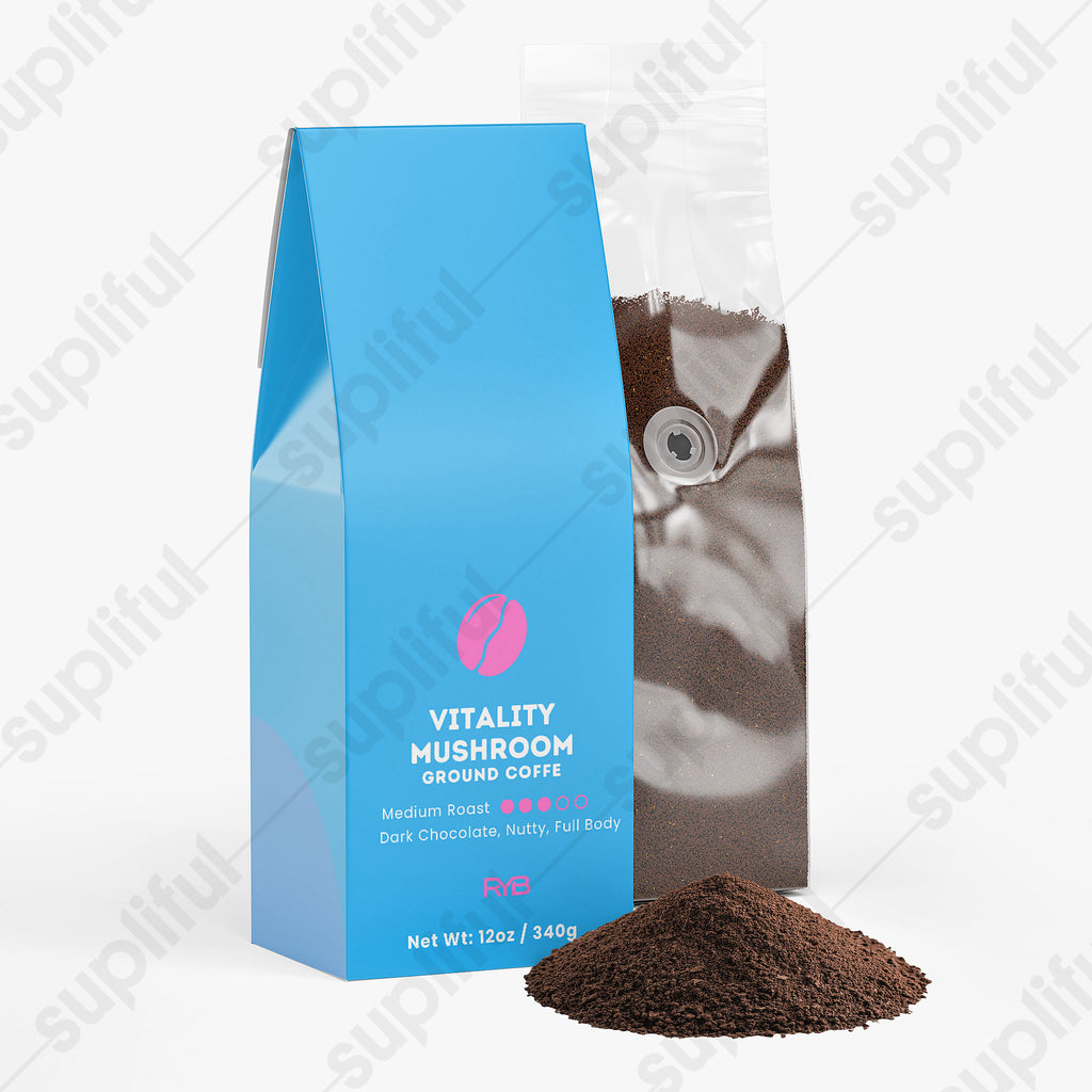 Vitality Mushroom Coffee (Medium Roast)