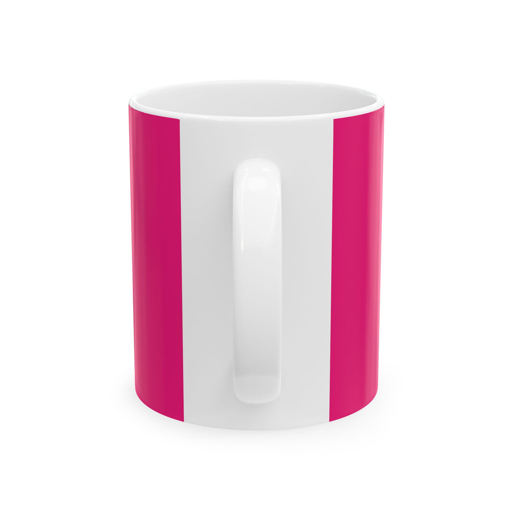 Pink RYB Ceramic Mug, (11oz, 15oz)