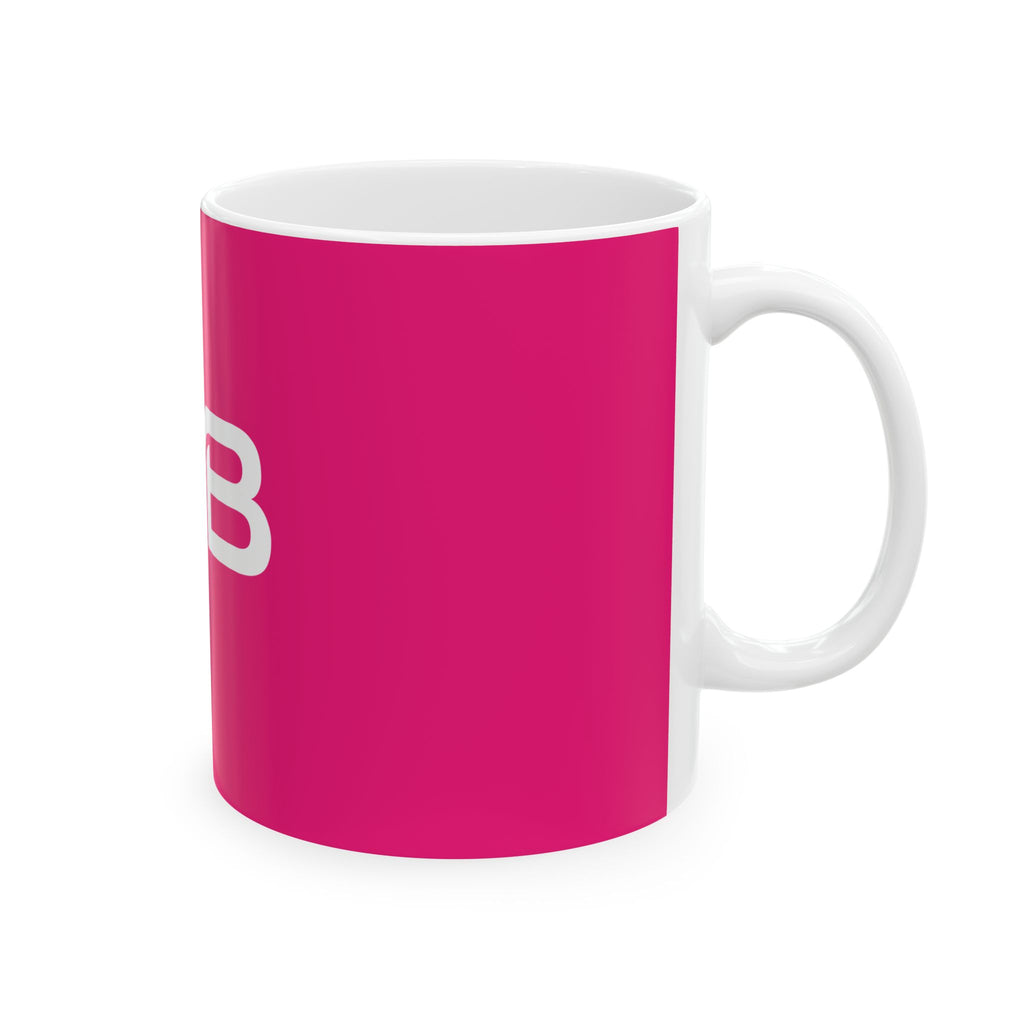 Pink RYB Ceramic Mug, (11oz, 15oz)